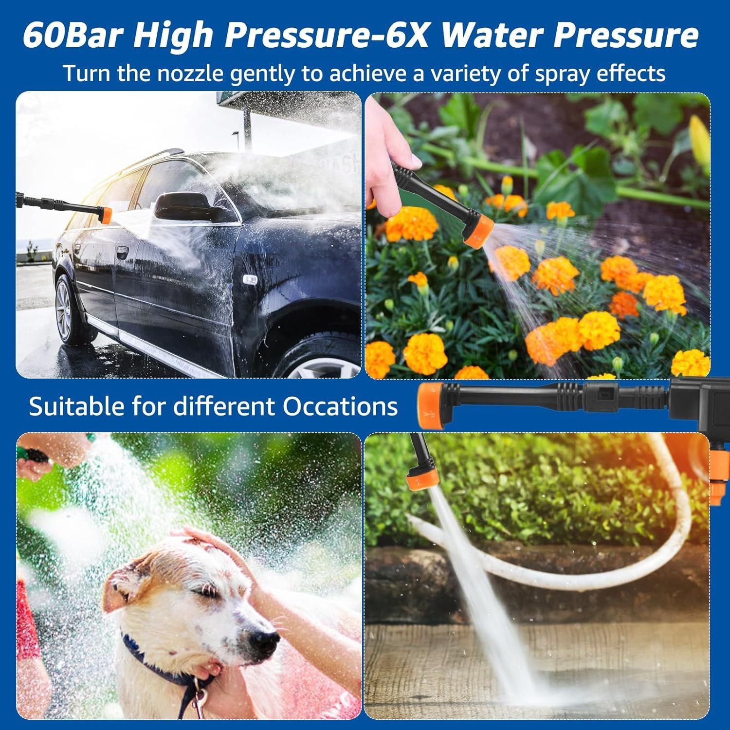 Cordless High Pressure Water Gun - 21V