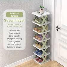 X-Shaped 5-Tier Shoe Rack